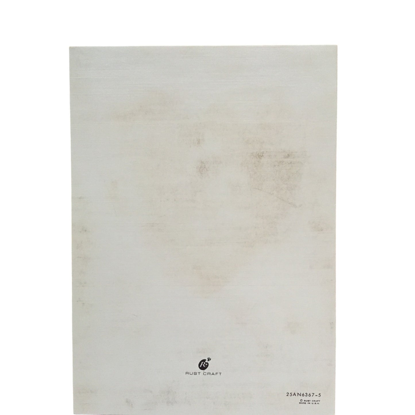 vintage 25th Anniversary unused Greeting Card by Rust Craft pink rose