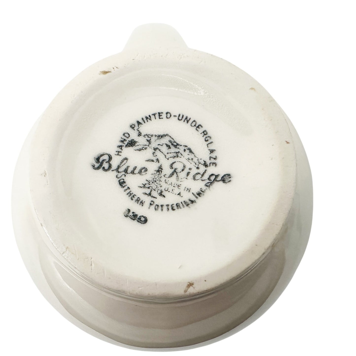 vintage Stanhome Ivy Creamer by Blue Ridge Southern Pottery USA dinnerware