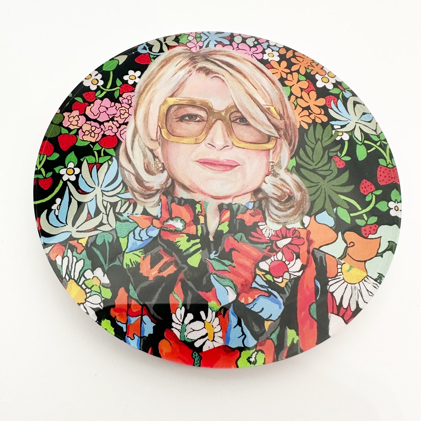 Best Buds Snoop Dog & Martha Stewart Acrylic Coasters | set of two