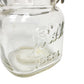 vintage Ball Ideal clear Glass Lightning Jar canning fruit metal clamp closure