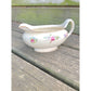 vintage Household Insitute floral Priscilla cream Gravy dish Boat dinnerware