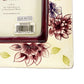 hand painted floral CARR photo 4 x 6 picture FRAME purple burgundy ceramic