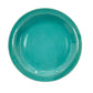 vintage heavy & large 12.5" turquoise blue Round Platter plate serveware