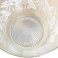 vintage Bartlett Collins Hospitality Bowl etched grapevine gold rim glassware