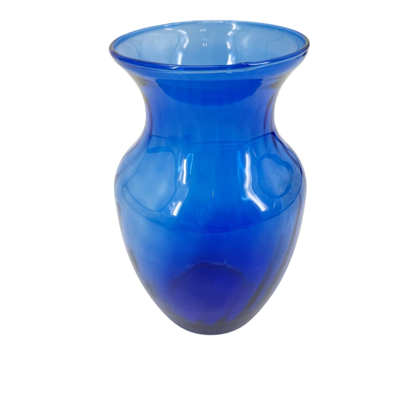 cobalt blue Glass Vase table top home decor floral flower arrangements