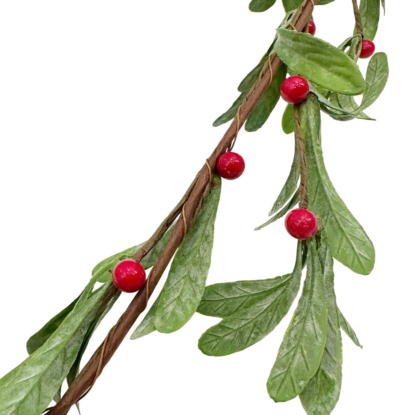 Artificial Mistletoe Garland | red & green