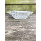 vintage Candy & Nuts glass Dish square-shaped serveware glassware bowl
