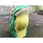 vintage frog ceramic Salt and Pepper small Shaker Set Made in Japan green yellow