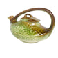 vintage McCoy green brown Daisy Green creamer sugar bowl teapot lid POTTERY set