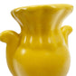 vintage yellow Bud flower Trophy Urn Vase art pottery floral 4.5" tall
