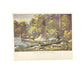 vintage Currier & Ives Life in the Woods Art Print lithograph reprint 14" x 11"