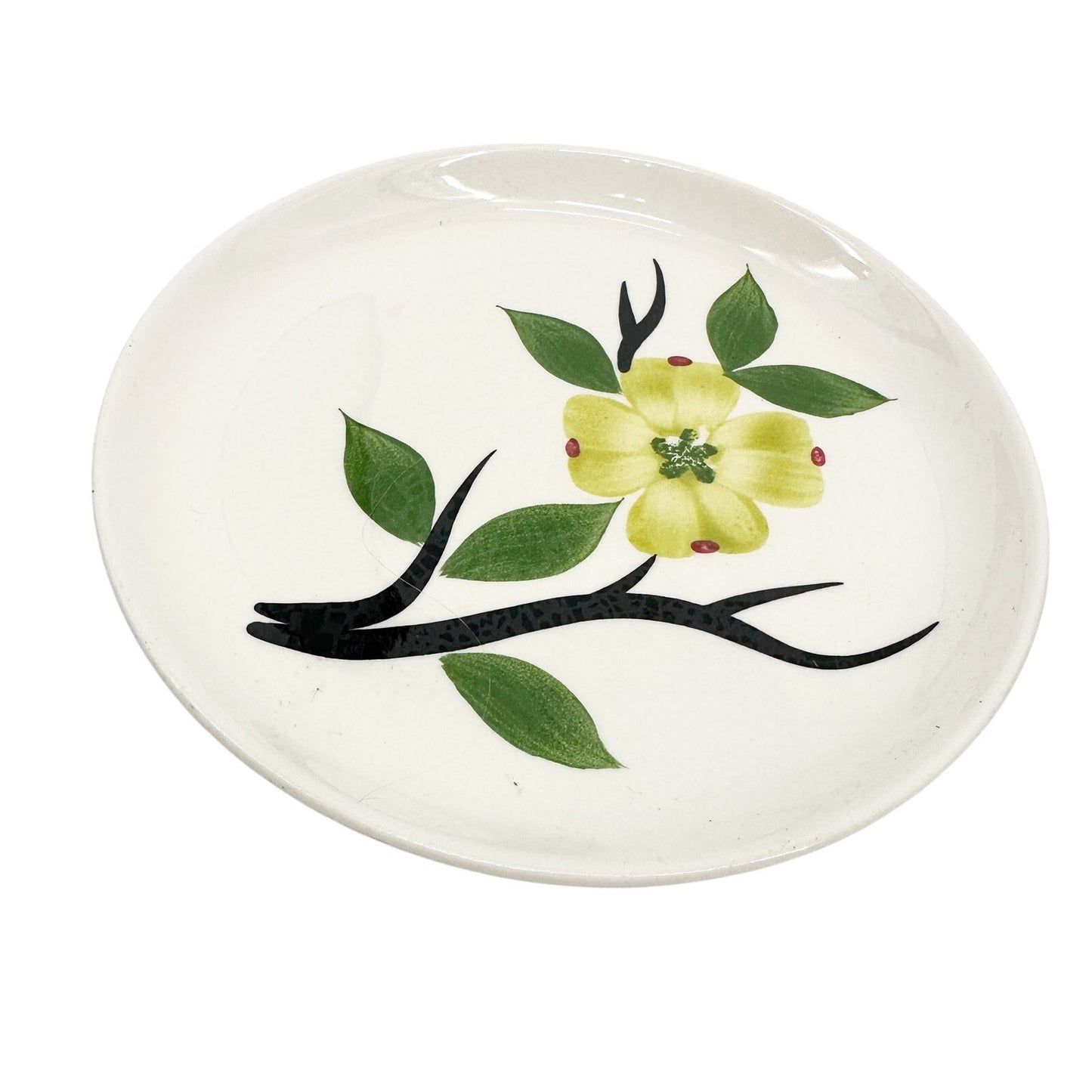 vintage Dixie Dogwood Bread & Butter 6.25" Plate by Joni China hand painted USA