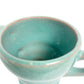 vintage Dryden Pottery open SUGAR bowl pale blue ceramic art footed cup