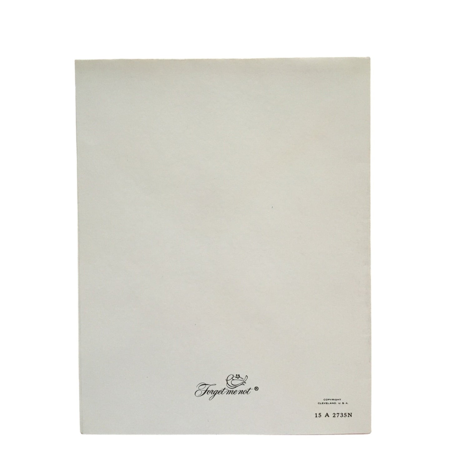 vintage Silver Anniversary unused Greeting Card floral 25th wedding marriage