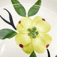 vintage Dixie Dogwood Saucer Plate by Joni China hand painted USA dinnerware