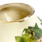 vintage McCoy cream green brown Ivy creamer sugar bowl teapot lid POTTERY set