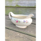 vintage Household Insitute floral Priscilla cream Gravy dish Boat dinnerware