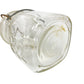 vintage Ball Ideal clear Glass Lightning Jar canning fruit metal clamp closure