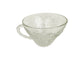 vintage Anchor Hocking Vintage Clear Snack glass CUP grape clusters leaves