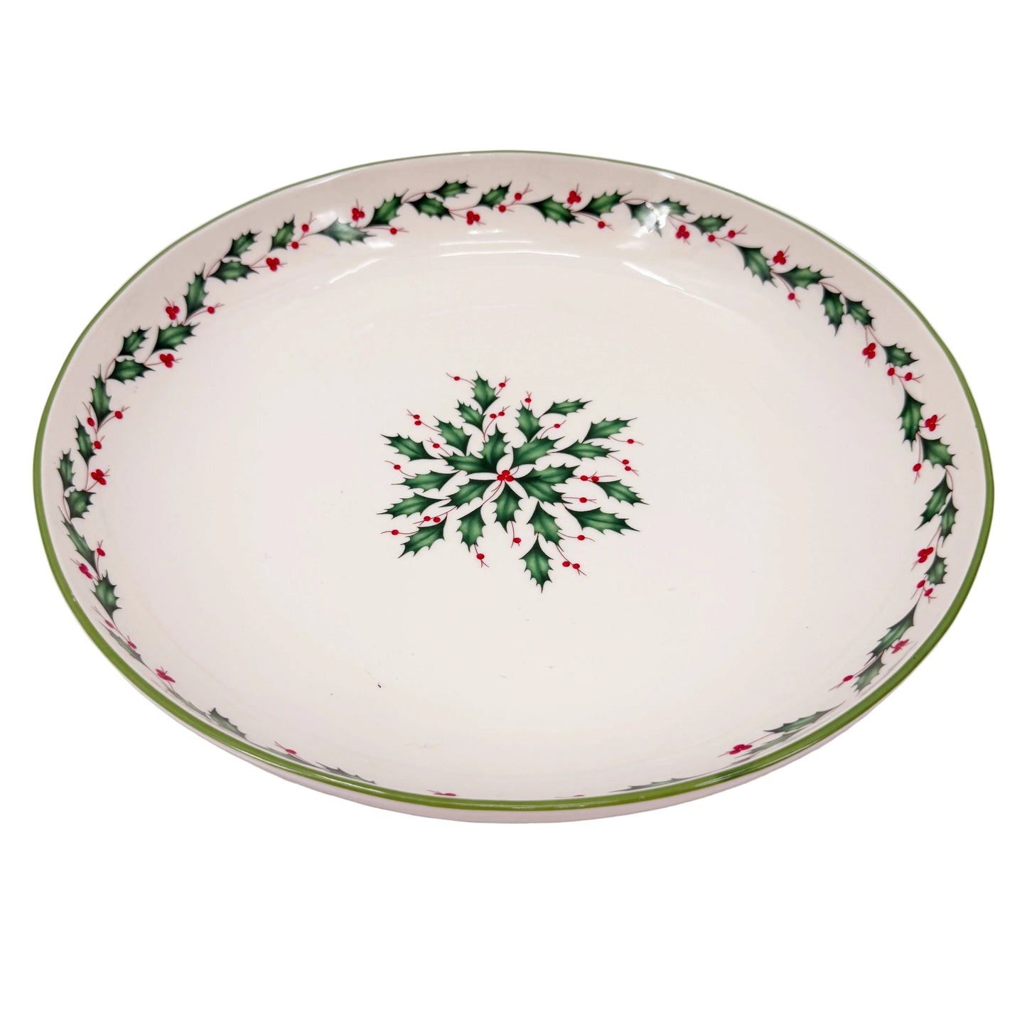Lenox Holiday 14" Large Round Dish | Christmas tableware
