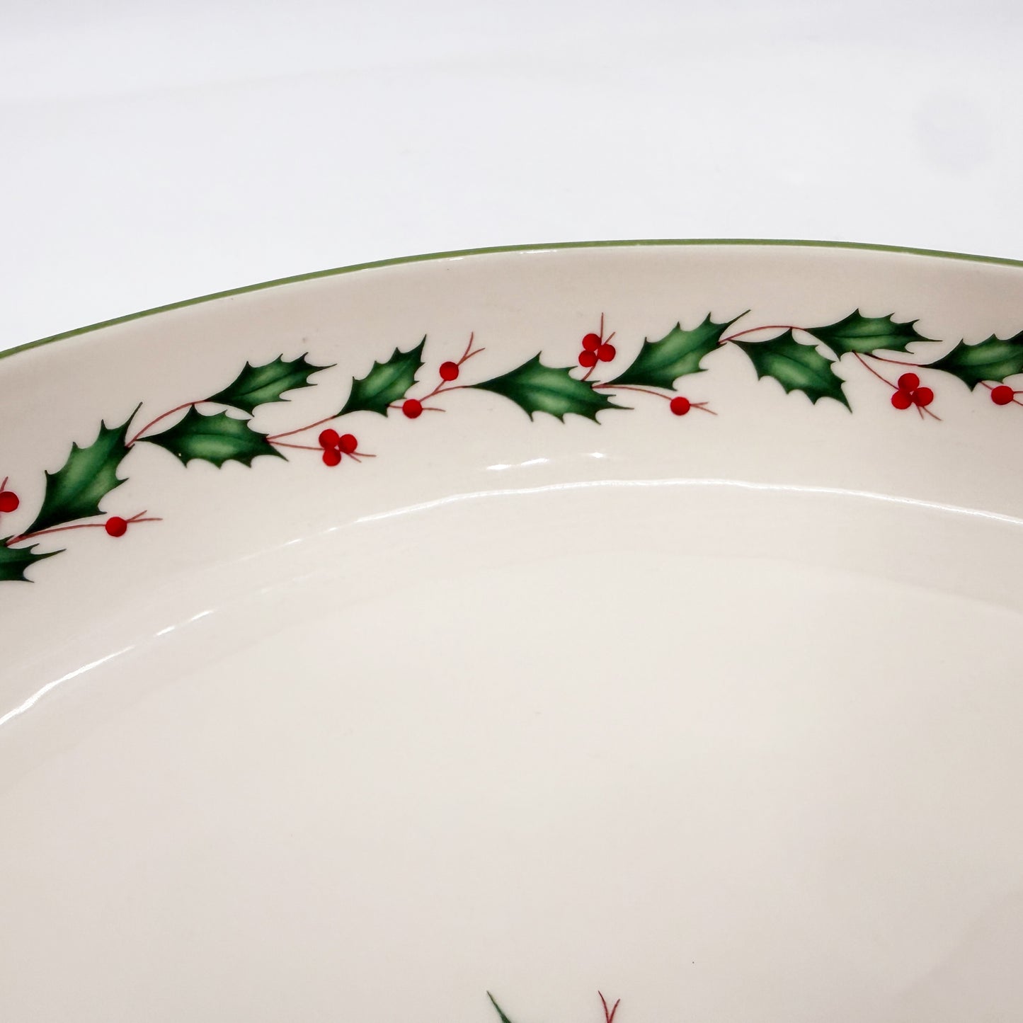 Lenox Holiday 14" Large Round Dish | Christmas tableware