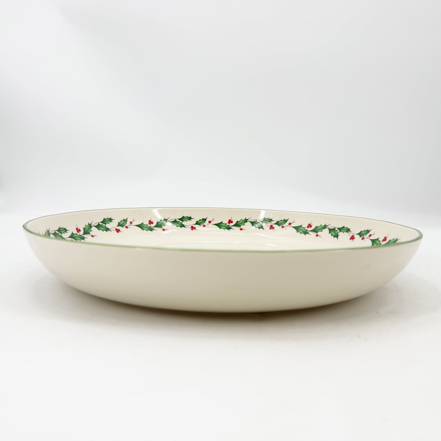 Lenox Holiday 14" Large Round Dish | Christmas tableware