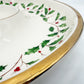 Lenox Holiday 12" Chip and Dip | Christmas tableware