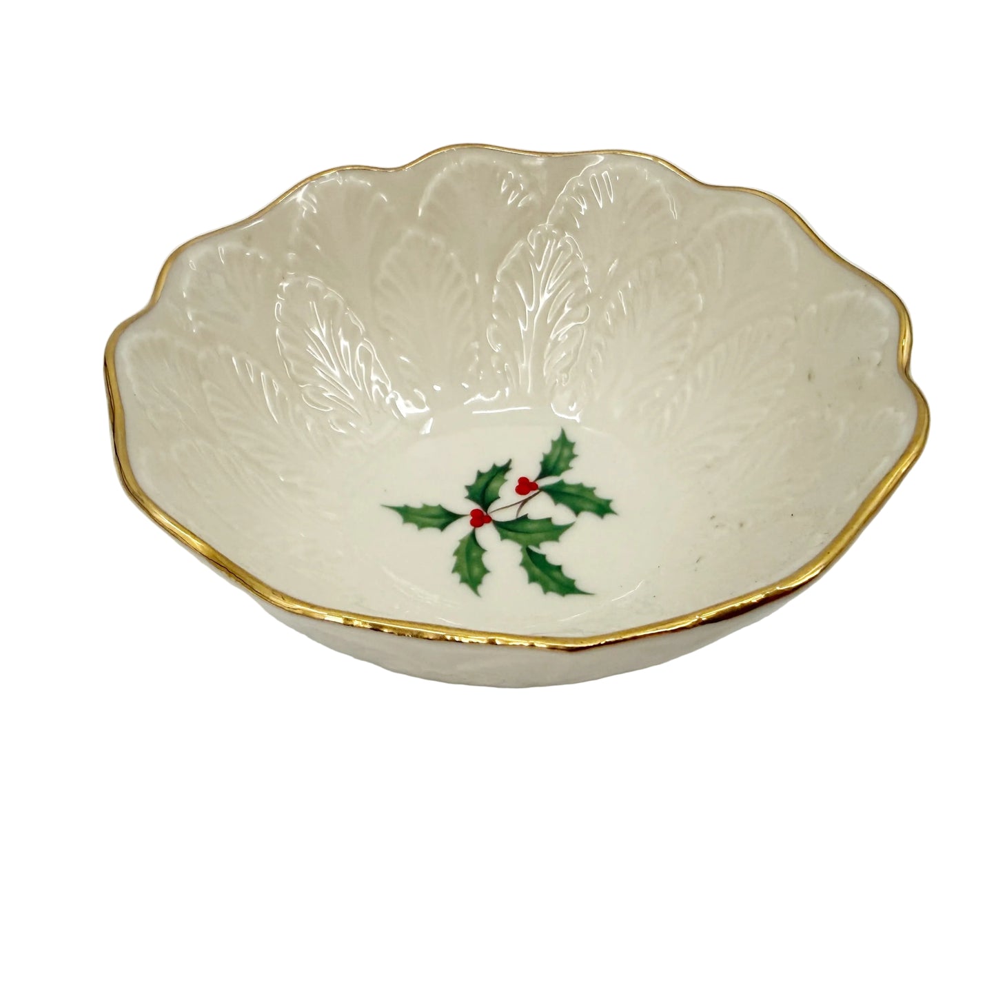 Lenox Holiday Open Candy Dish | Christmas tableware