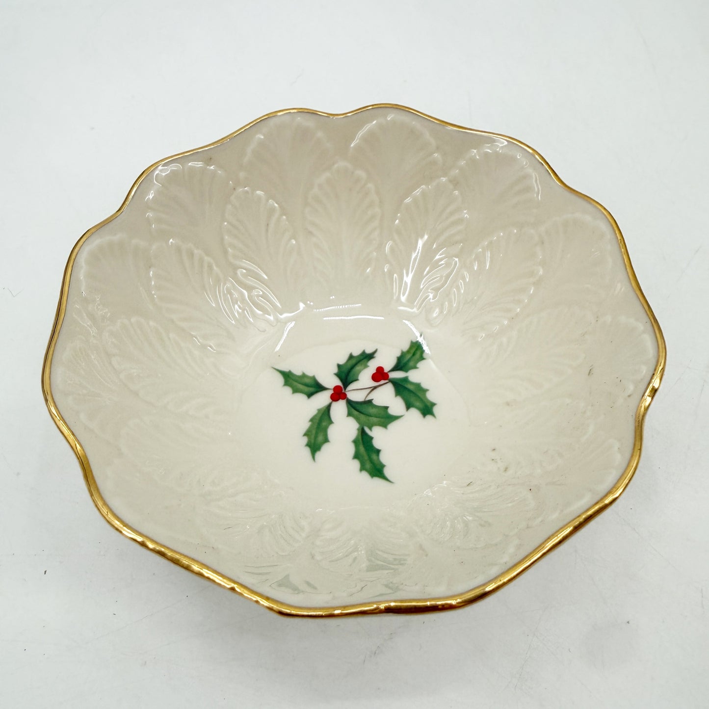 Lenox Holiday Open Candy Dish | Christmas tableware