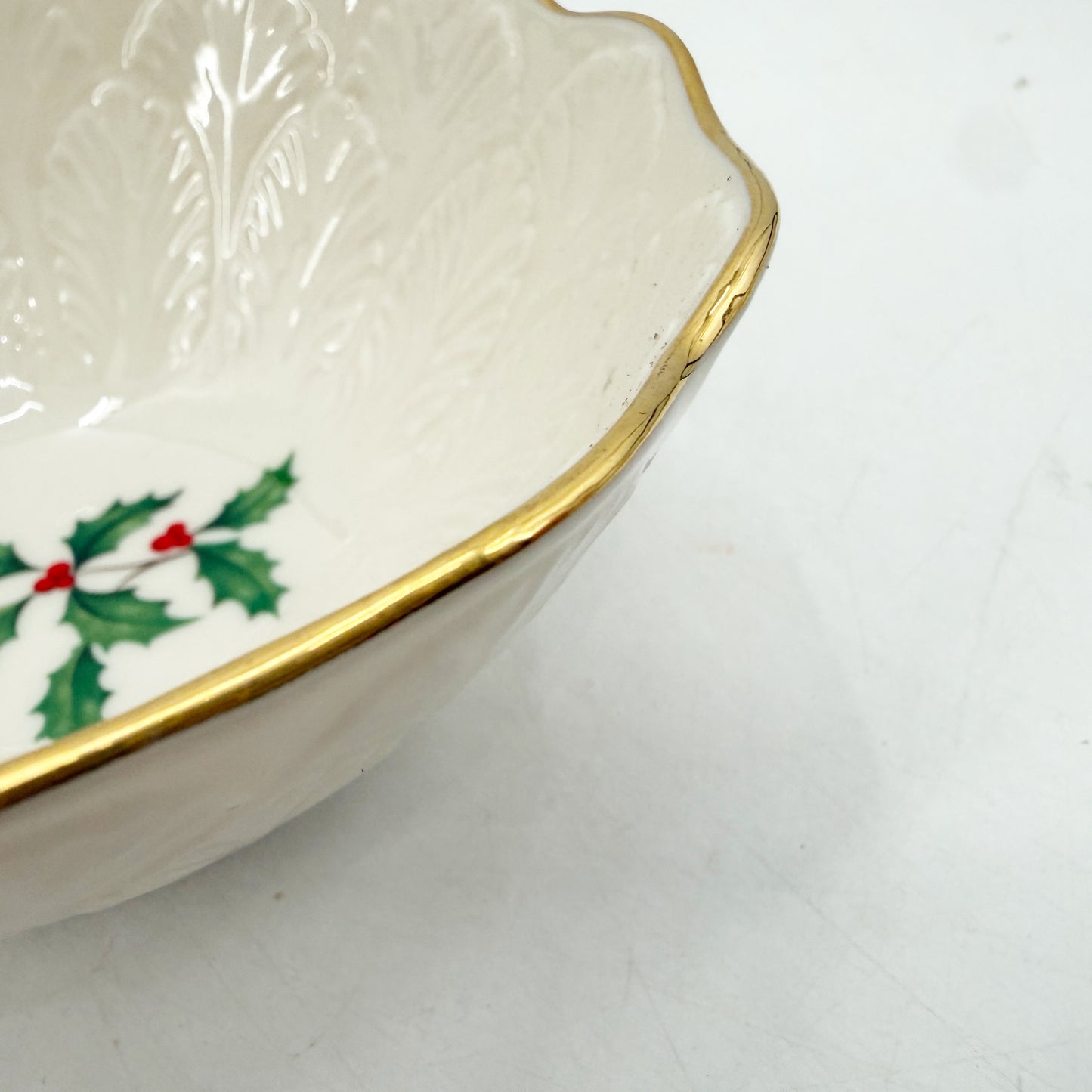 Lenox Holiday Open Candy Dish | Christmas tableware