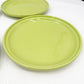 Royal Norfolk chartreuse lime green 11.5" Dinner Plates | set of 4