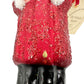 Ino Schaller Bayern paper mache Santa Claus red coat glitter w/ box