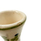 small blue floral bud vase | vintage pottery