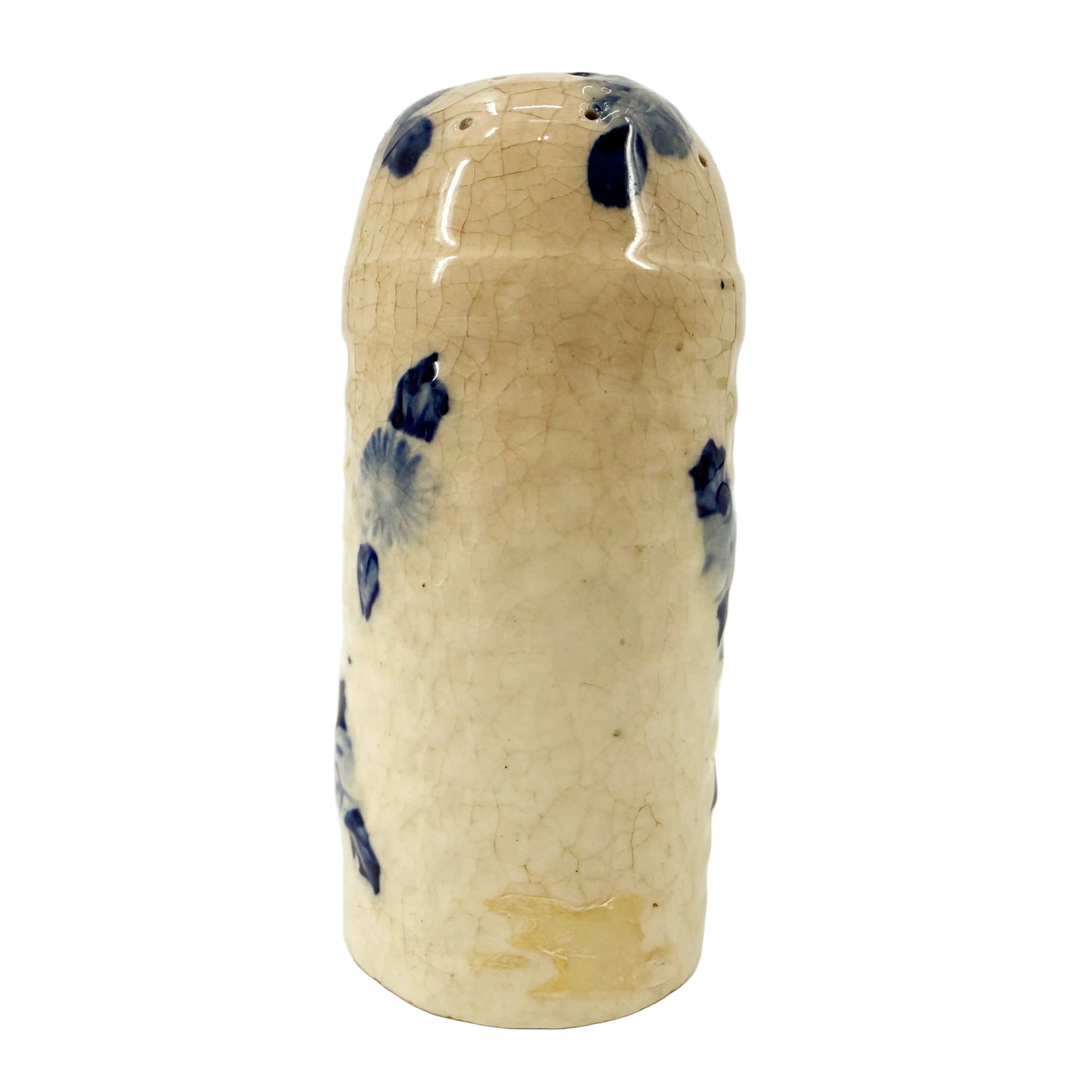 blue rose Salt Seasoning Shaker | Made in Japan | vintage pottery