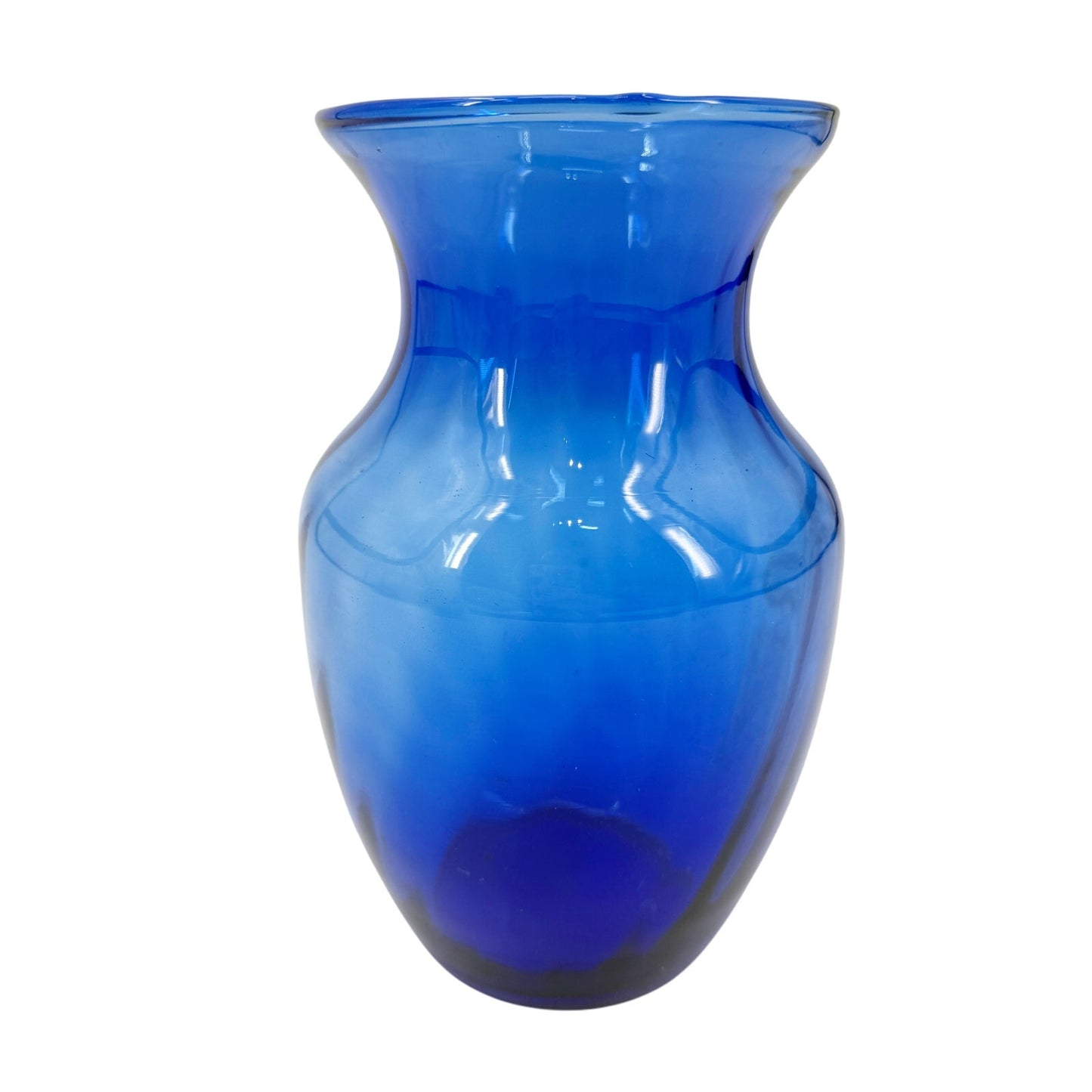 cobalt blue Glass Vase table top home decor floral flower arrangements