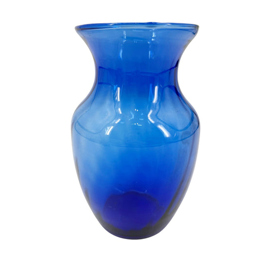 cobalt blue Glass Vase table top home decor floral flower arrangements