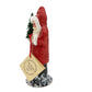 Ino Schaller Bayern paper mache Santa Claus red coat glitter w/ box