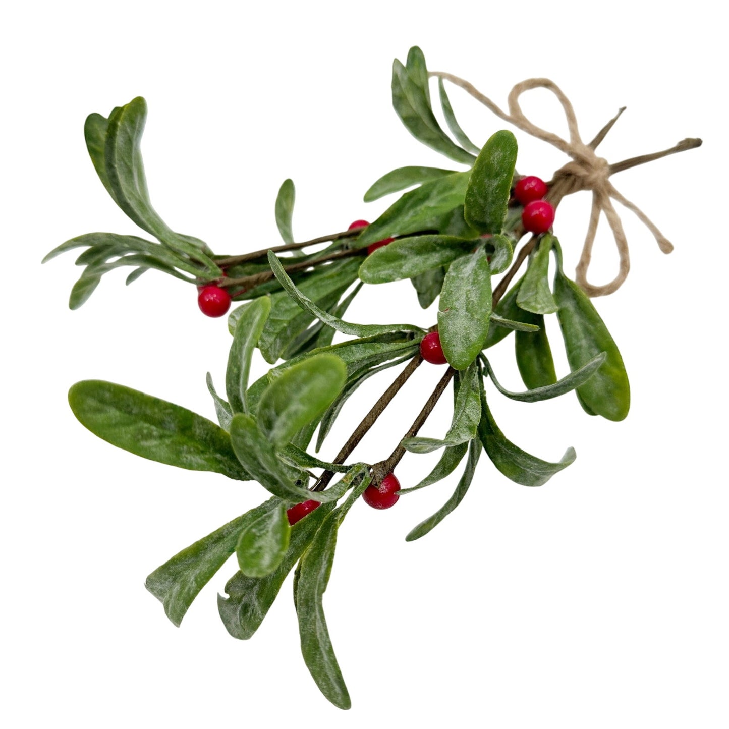 Artificial Mistletoe Spray | red & green