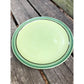 vintage Nasco stone ware Lime Glow stoneware Dinner Plate green dinnerware Japan