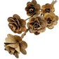 Wooden Deco Roses on Stems | bundle of 6