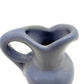 vintage miniature medium blue Pitcher 3.5" tall handled jug mini art pottery