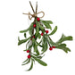 Artificial Mistletoe Spray | red & green