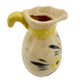 3" tall floral Cruet Pitcher | vintage pottery