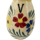 3" tall floral Cruet Pitcher | vintage pottery