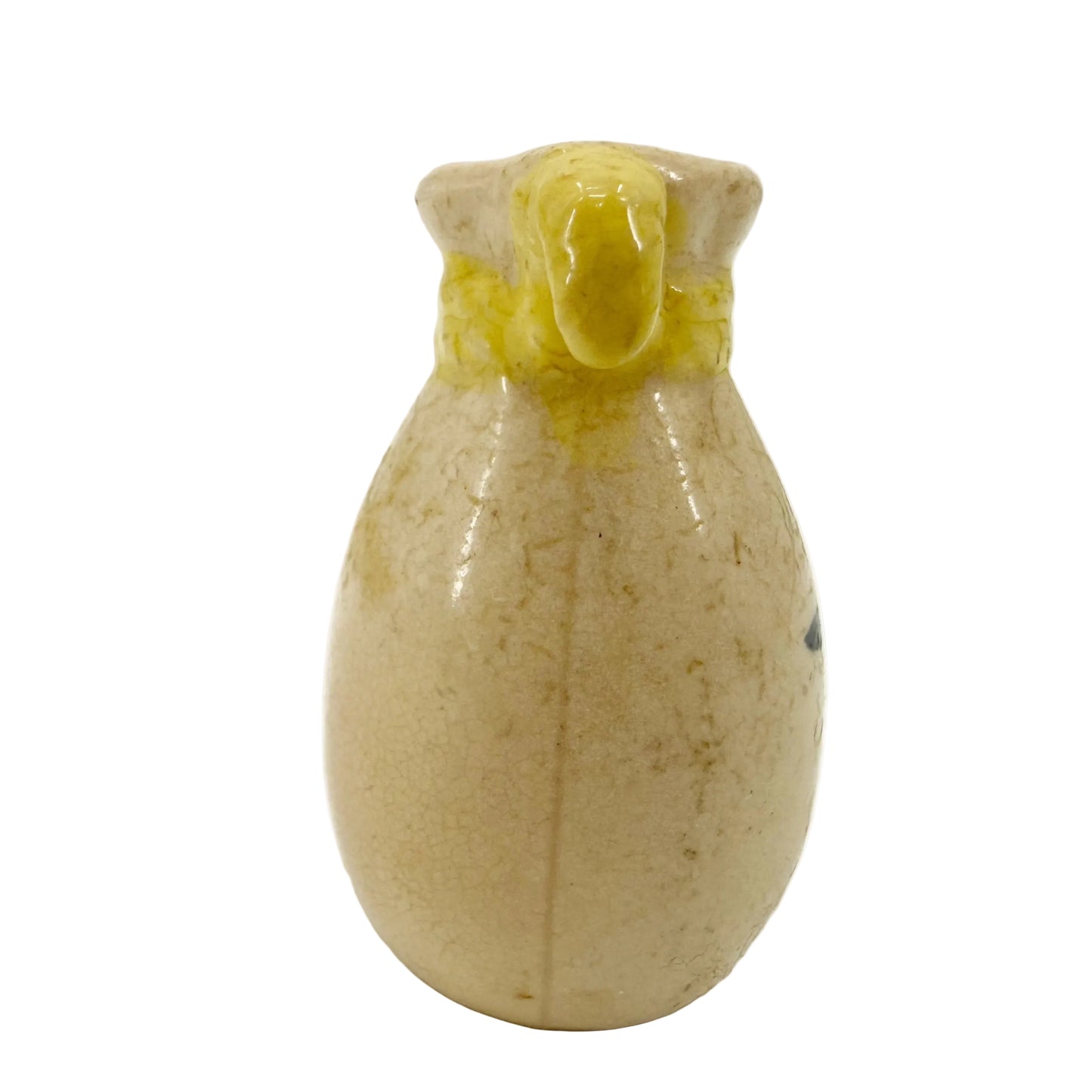 3" tall floral Cruet Pitcher | vintage pottery