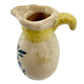 3" tall floral Cruet Pitcher | vintage pottery