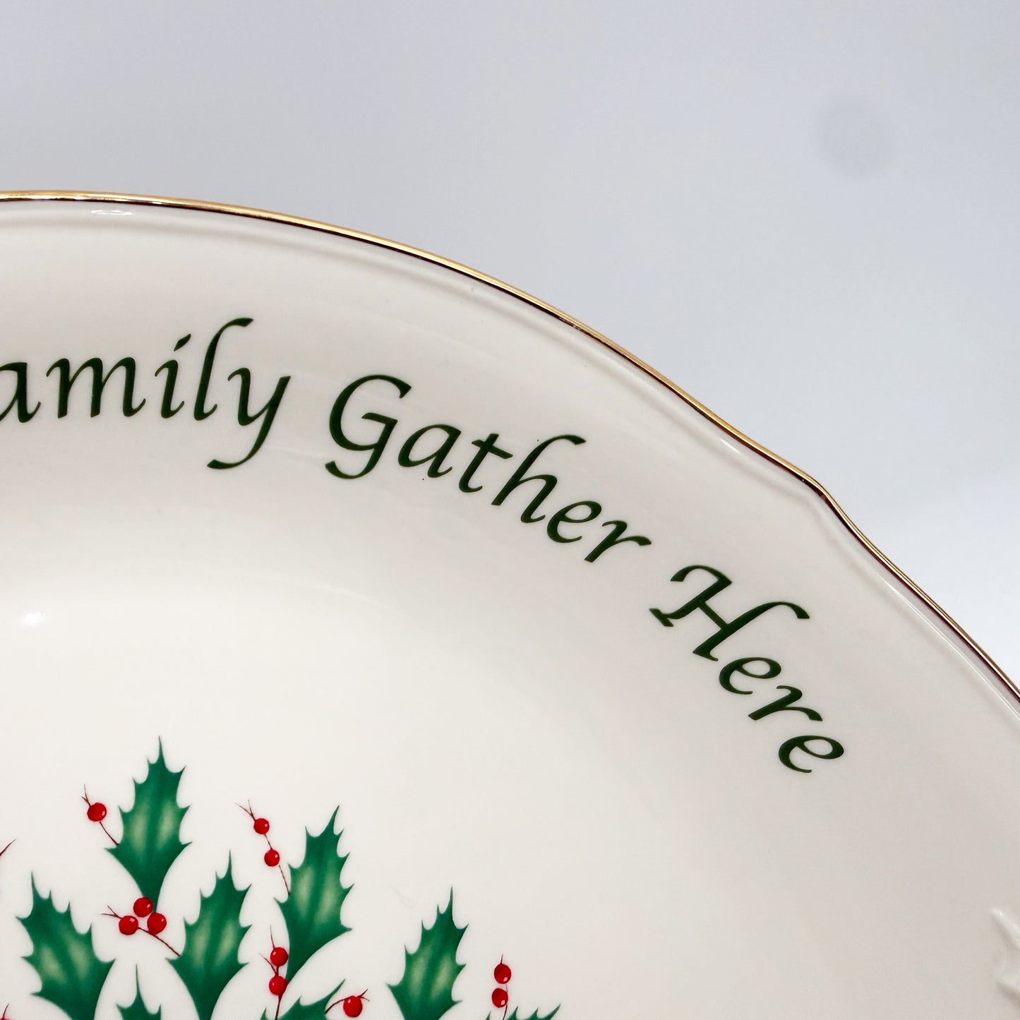 Lenox Holiday Friends & Family Serving Platter | Christmas tableware
