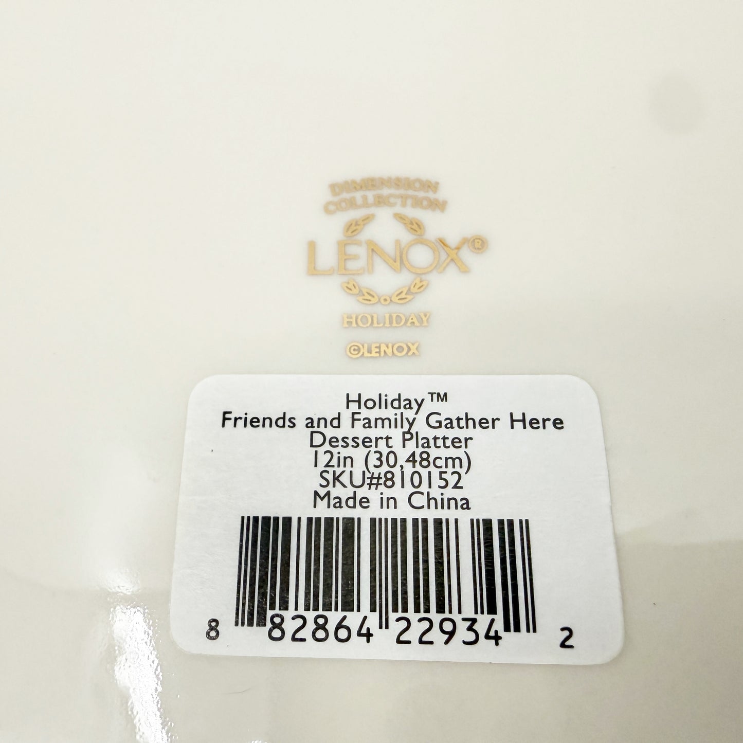 Lenox Holiday Friends & Family Serving Platter | Christmas tableware