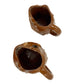 Frog on a Log 1/8 and 1/4 Measuring Cups | vintage pottery