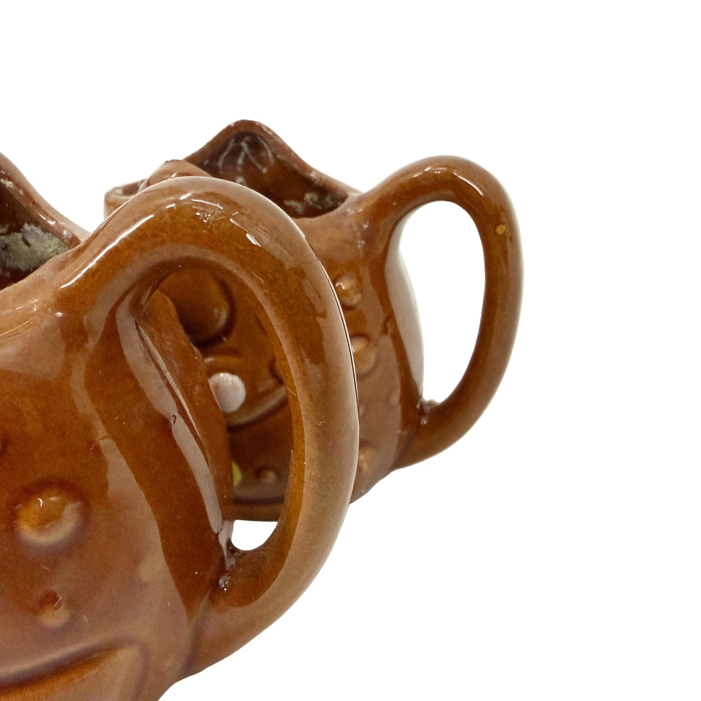 Frog on a Log 1/8 and 1/4 Measuring Cups | vintage pottery